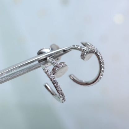 [Lumina]JUSTE EARRINGS 12.75MM SILVER DIAMOND