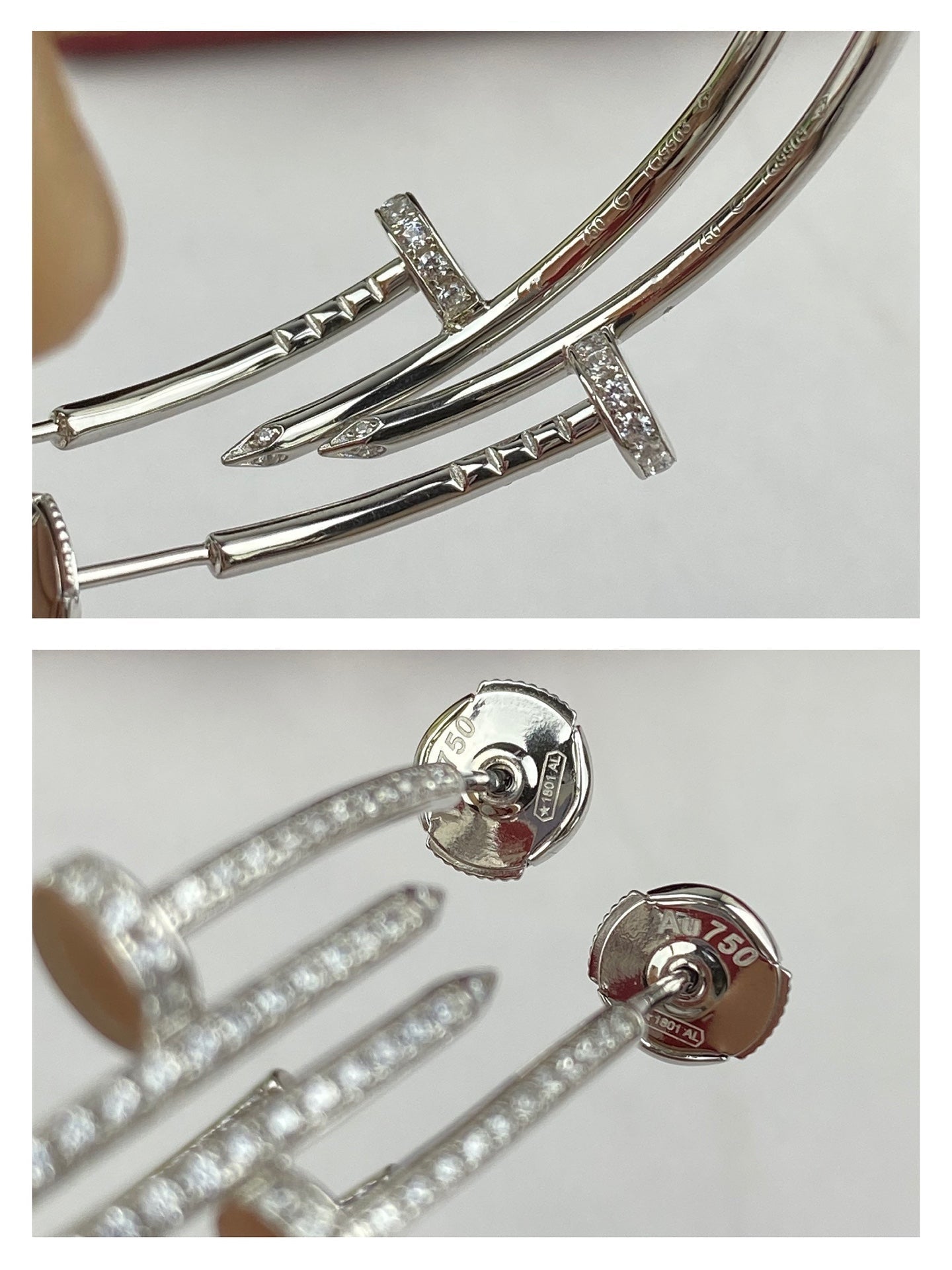 [Lumina]JUSTE EARRINGS FULL DIAMONDS 1.8MM