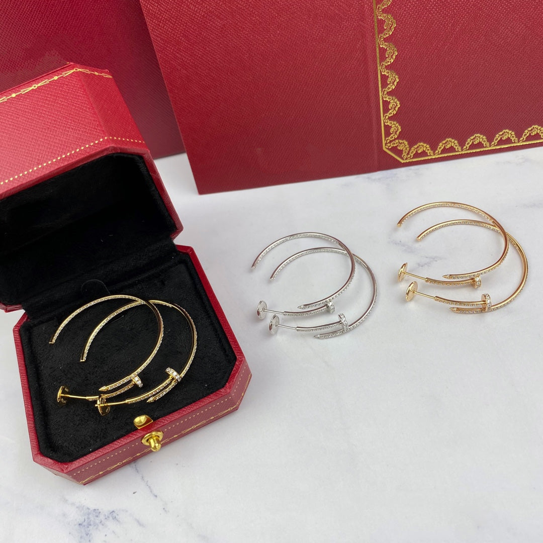 [Lumina]JUSTE EARRINGS FULL DIAMONDS 1.8MM