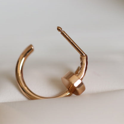 [Lumina]JUSTE EARRINGS PINK GOLD