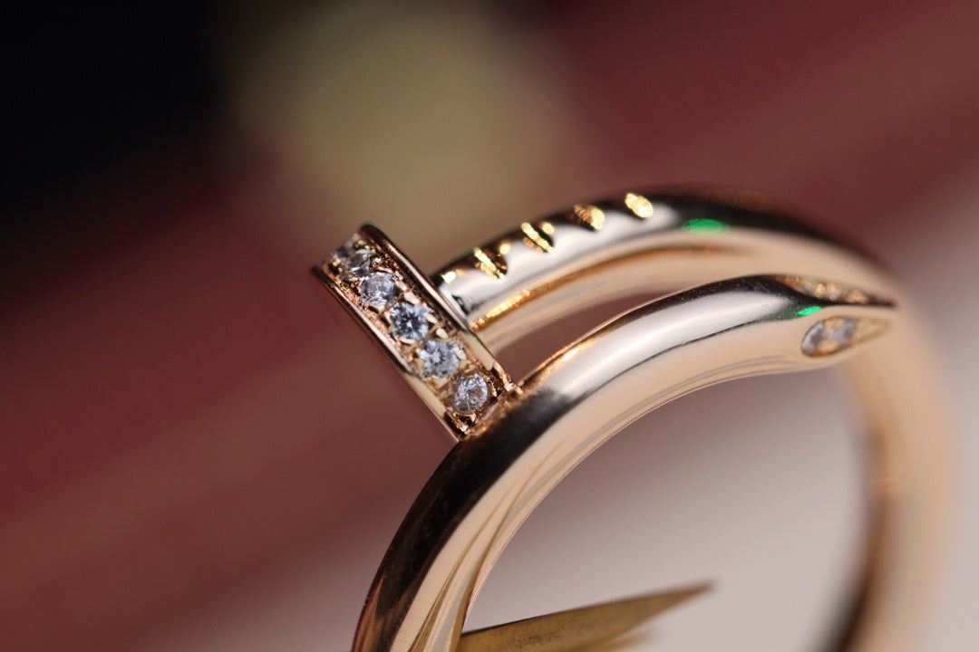 [Lumina]JUSTE RING 2.65MM PINK GOLD DIAMOND
