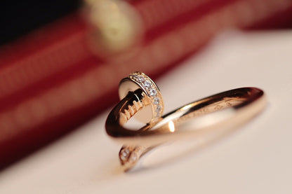 [Lumina]JUSTE RING 2.65MM PINK GOLD DIAMOND