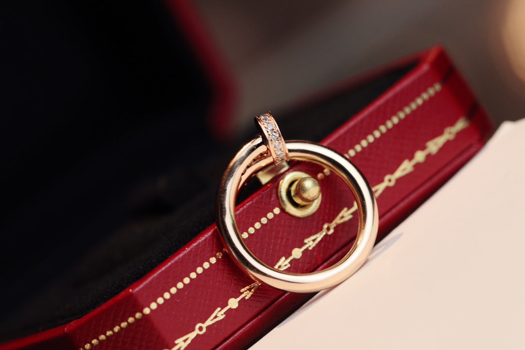 [Lumina]JUSTE RING 2.65MM PINK GOLD DIAMOND
