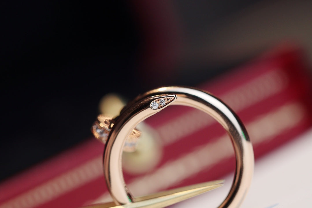 [Lumina]JUSTE RING 2.65MM PINK GOLD DIAMOND