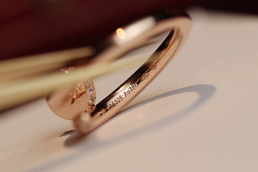 [Lumina]JUSTE RING 2.65MM PINK GOLD DIAMOND