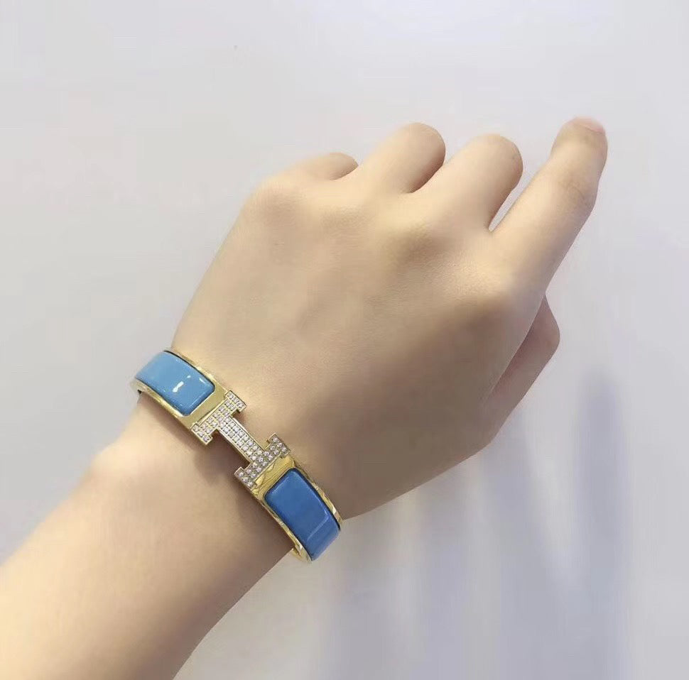 [Lumina]H CLOUD BLUE BRACELET GOLD DIAMOND