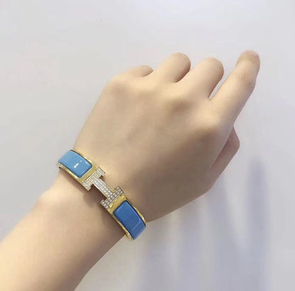 [Lumina]H CLOUD BLUE BRACELET GOLD DIAMOND