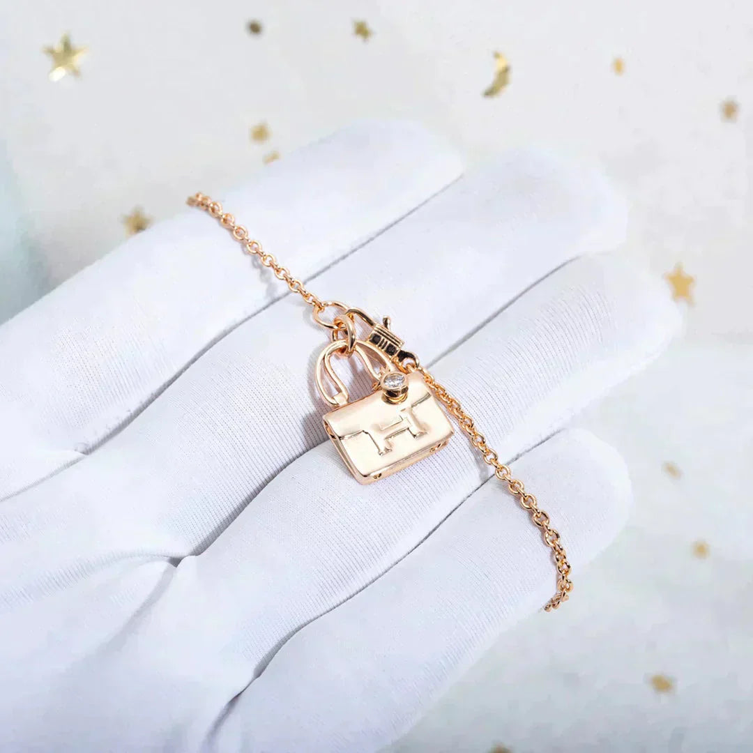 [Lumina]AMULETTE PEDANT Lumina GOLD NECKLACE