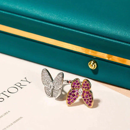[Lumina]TWIN BUTTERFLY DIAMOND RING
