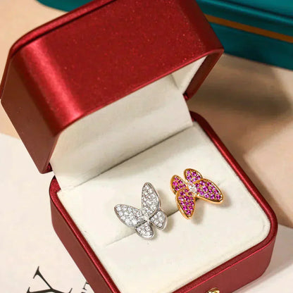 [Lumina]TWIN BUTTERFLY DIAMOND RING