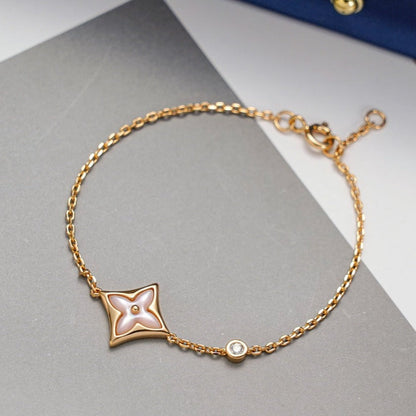 [Lumina]STAR 1 DIAMOND PINK GOLD BRACELET