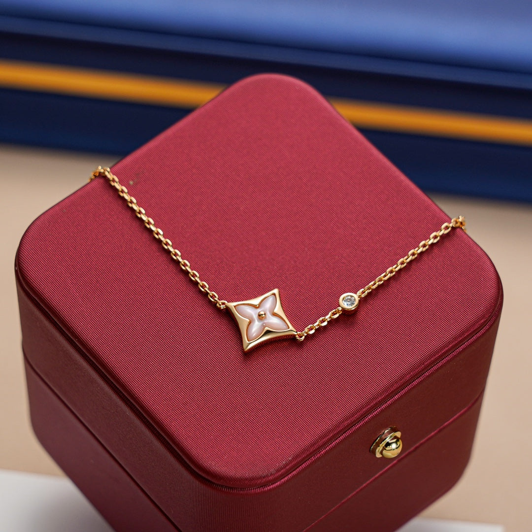 [Lumina]STAR 1 DIAMOND PINK GOLD BRACELET