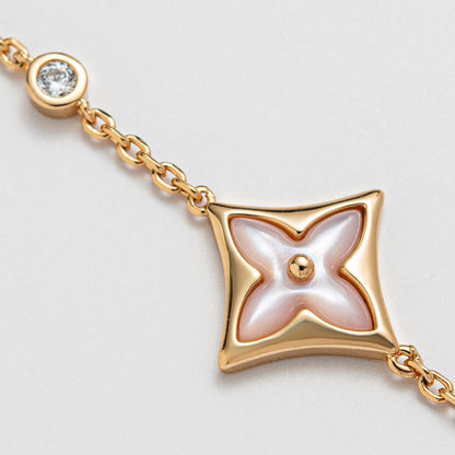 [Lumina]STAR 1 DIAMOND PINK GOLD BRACELET