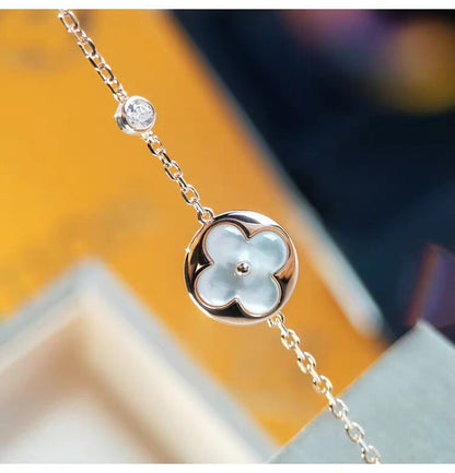 [Lumina]SUN MOP GOLD 1 DIAMOND NECKLACE