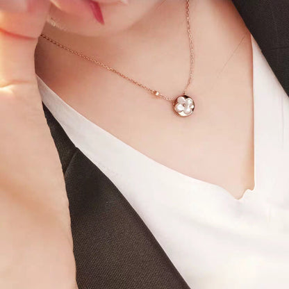 [Lumina]SUN MOP GOLD 1 DIAMOND NECKLACE
