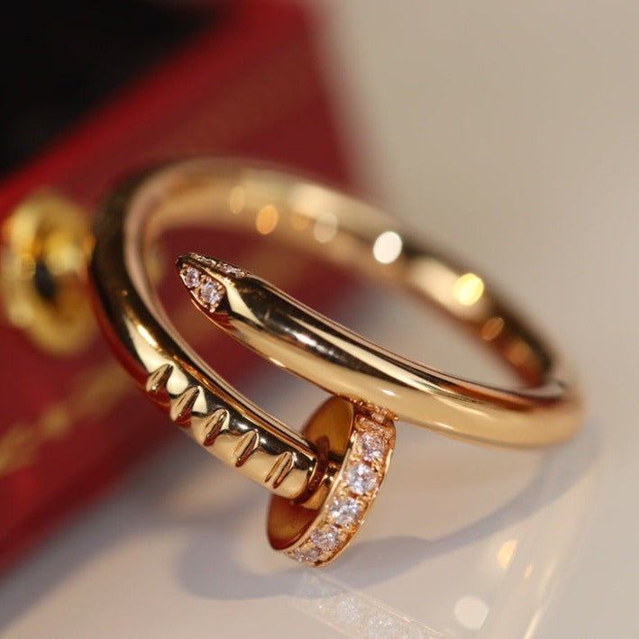 [Lumina]JUSTE RING 2.65MM GOLD DIAMOND