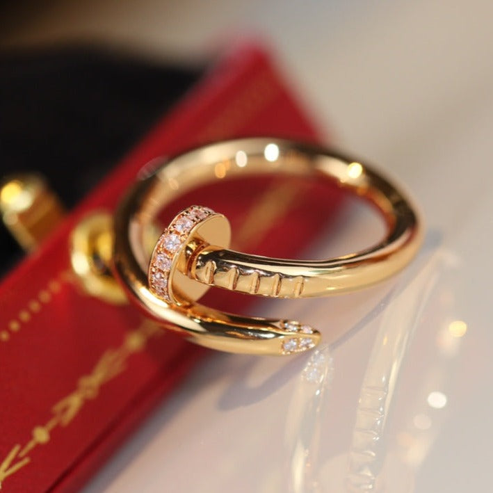 [Lumina]JUSTE RING 2.65MM GOLD DIAMOND