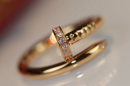 [Lumina]JUSTE RING 2.65MM GOLD DIAMOND