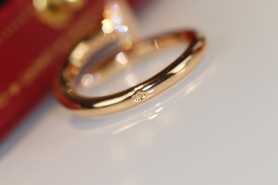 [Lumina]JUSTE RING 2.65MM GOLD DIAMOND