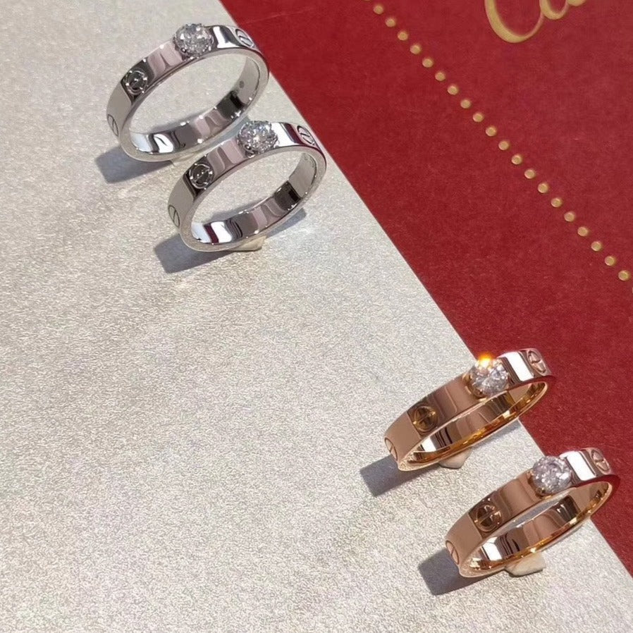 [Lumina]LOVE RING 3.6MM 1 BIG DIAMOND