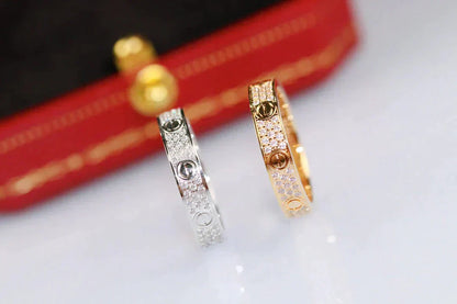 [Lumina]LOVE RING 3.6MM DIAMOND PAVED