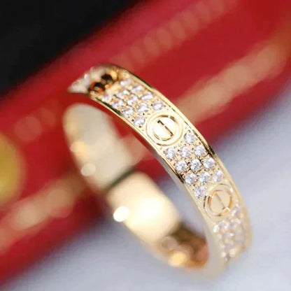 [Lumina]LOVE RING 3.6MM DIAMOND PAVED