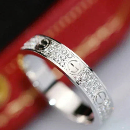 [Lumina]LOVE RING 3.6MM DIAMOND PAVED