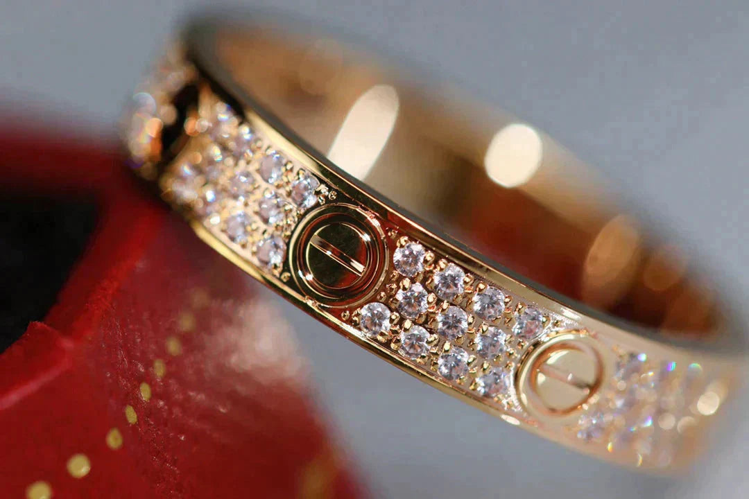 [Lumina]LOVE RING 3.6MM DIAMOND PAVED
