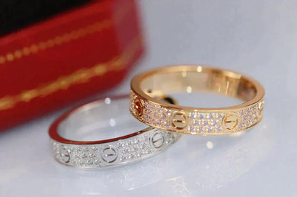 [Lumina]LOVE RING 3.6MM DIAMOND PAVED