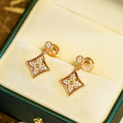 [Lumina]STAR DIAMONDS EARRINGS GOLD