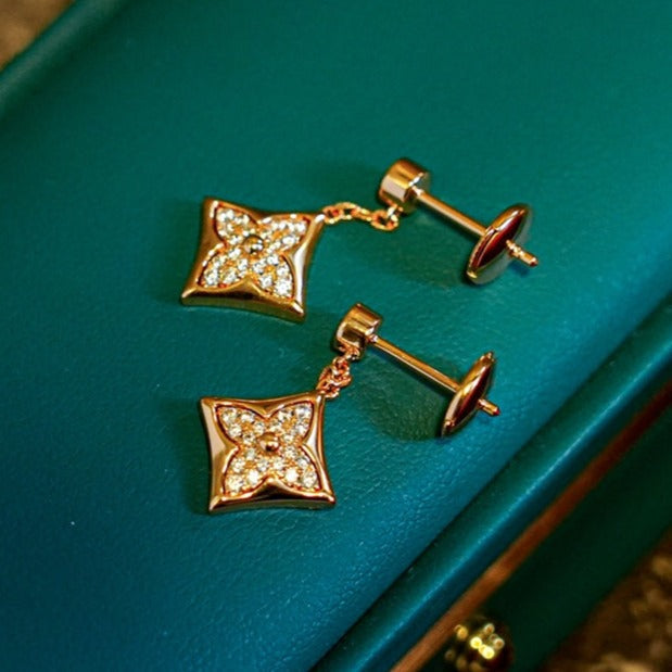 [Lumina]STAR DIAMONDS EARRINGS GOLD