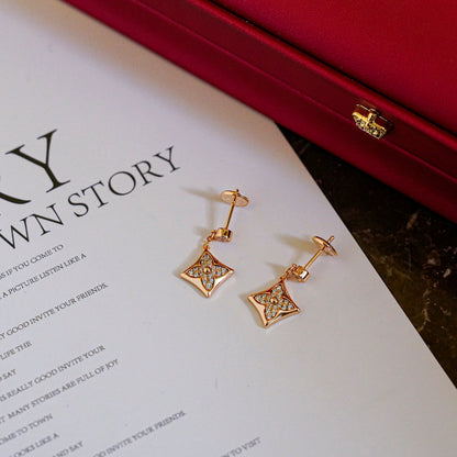 [Lumina]STAR DIAMONDS EARRINGS GOLD