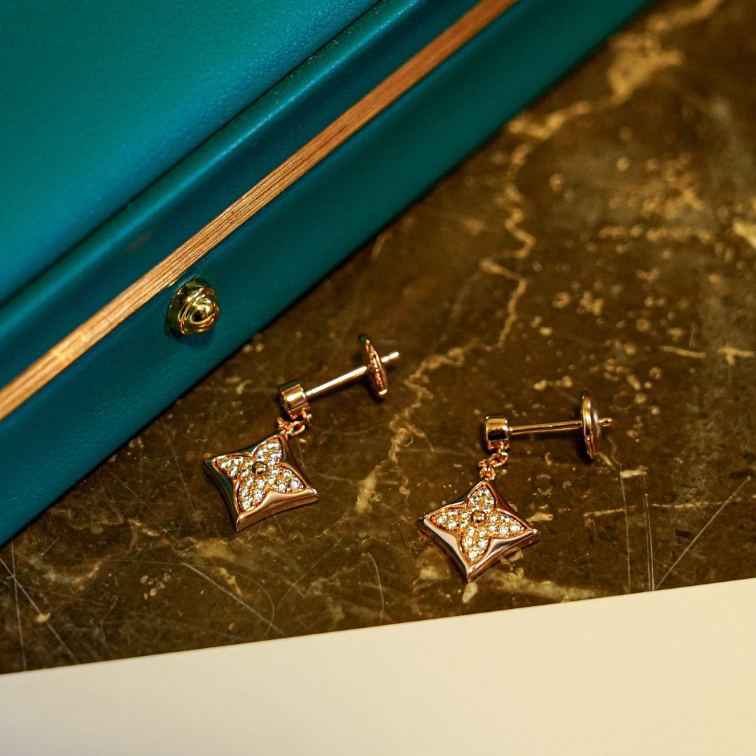 [Lumina]STAR DIAMONDS EARRINGS GOLD