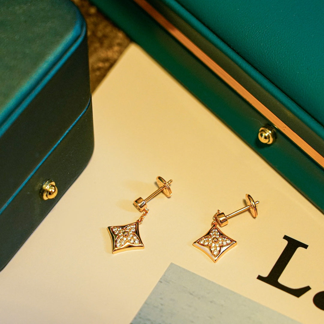 [Lumina]STAR DIAMONDS EARRINGS GOLD