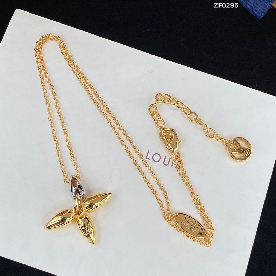 [Lumina]LOUISETTE PEDANT GOLD NECKLACE