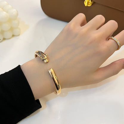 [Lumina]PANTHERE GOLD OPEN BRACELET