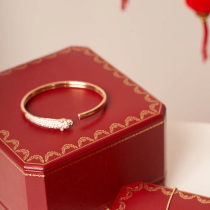 [Lumina]PANTHERE Lumina GOLD DIAMOND OPEN BRACELET
