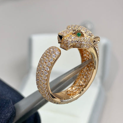 [Lumina]PANTHERE PINK GOLD DIAMOND RING