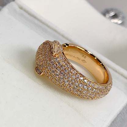 [Lumina]PANTHERE PINK GOLD DIAMOND RING