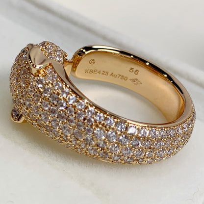 [Lumina]PANTHERE PINK GOLD DIAMOND RING
