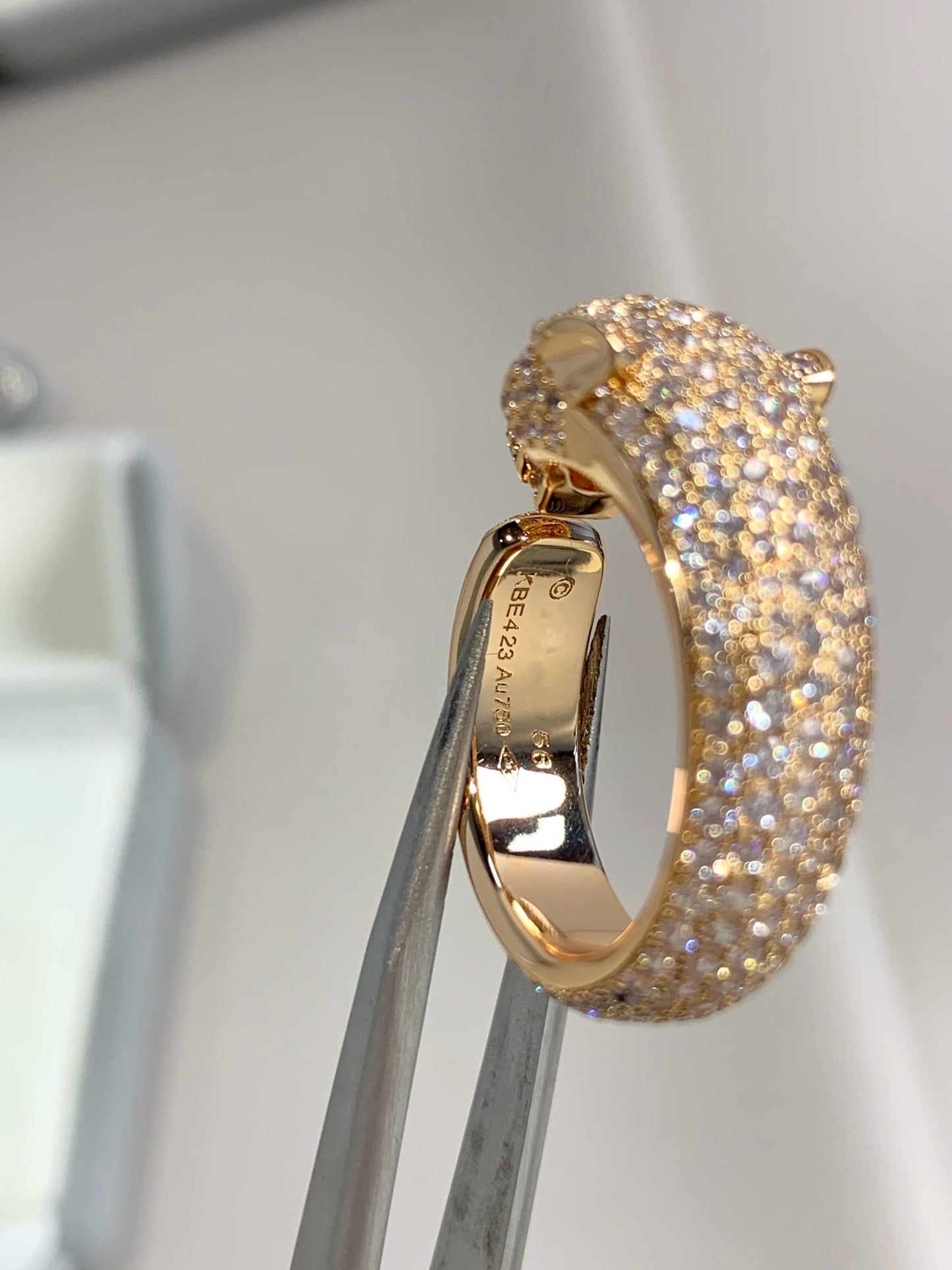[Lumina]PANTHERE PINK GOLD DIAMOND RING