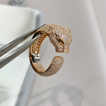 [Lumina]PANTHERE PINK GOLD DIAMOND RING