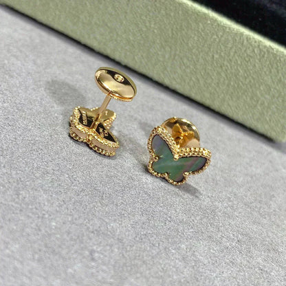 [Lumina]BUTTERFLY DARK MOP  EARRINGS