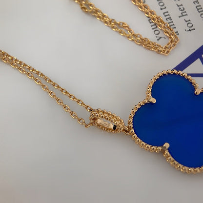 [Lumina]CLOVER 25MM NECKLACE TURQUOISE Lumina GOLD