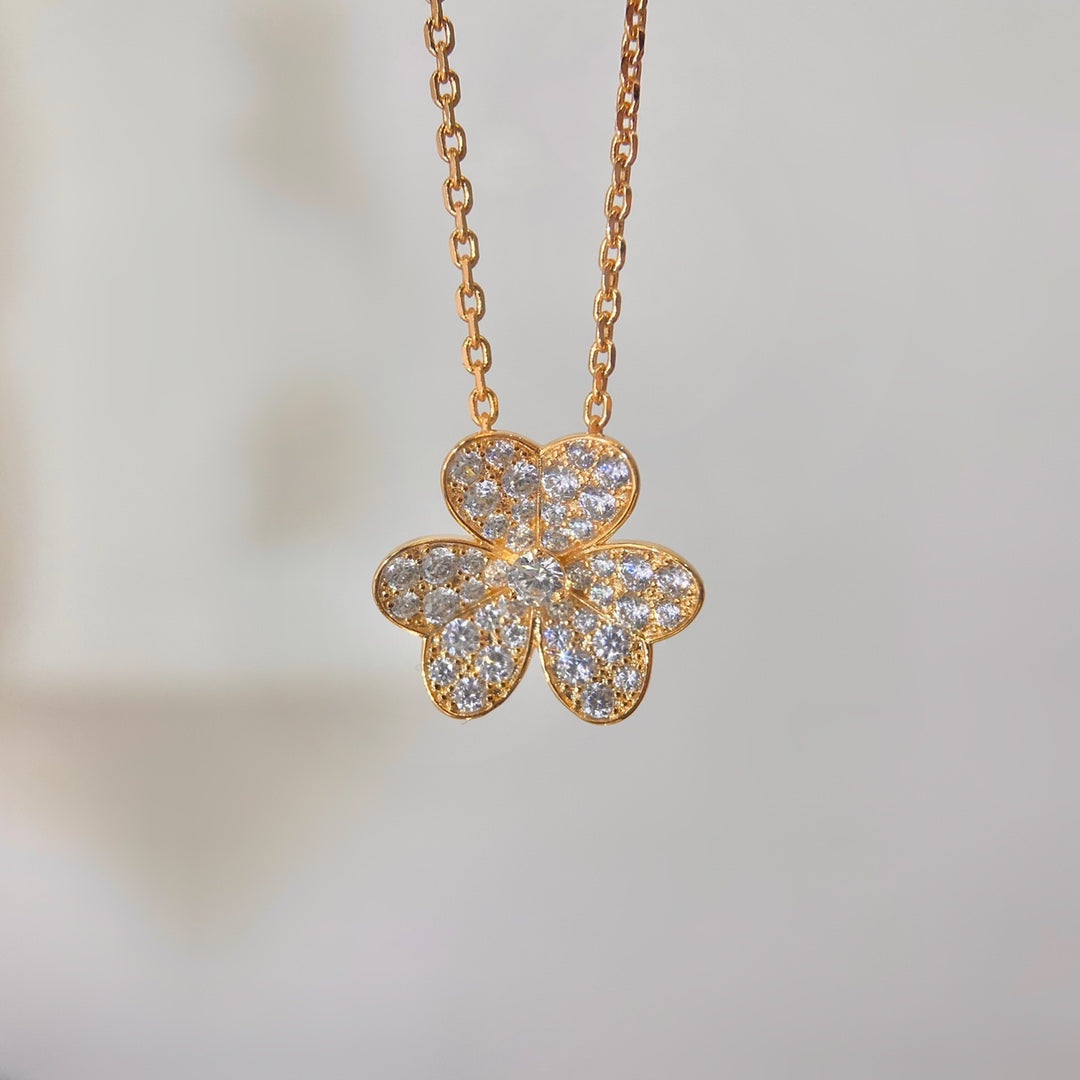 [Lumina]FLOWER DIAMOND NECKLACE