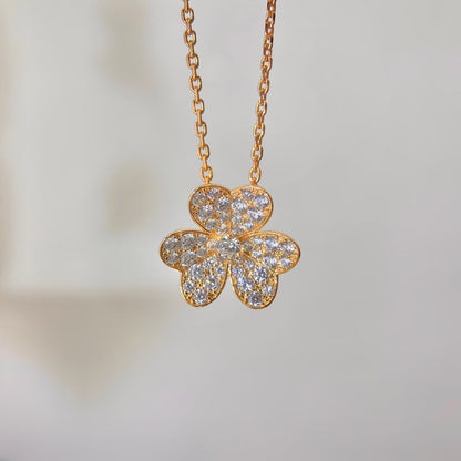 [Lumina]FLOWER DIAMOND NECKLACE
