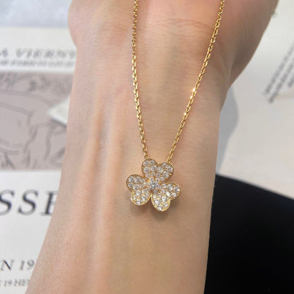 [Lumina]FLOWER DIAMOND NECKLACE