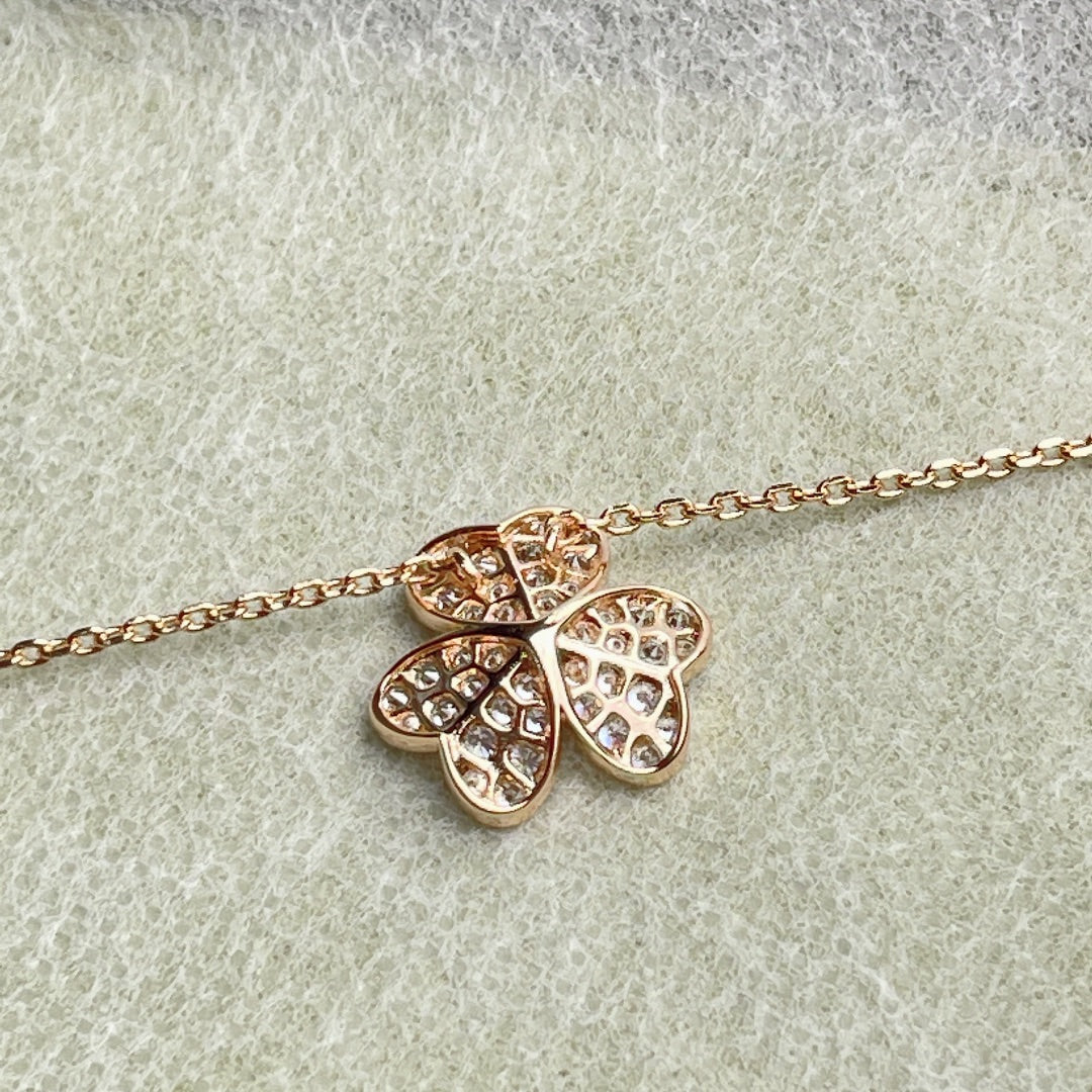 [Lumina]FLOWER DIAMOND NECKLACE