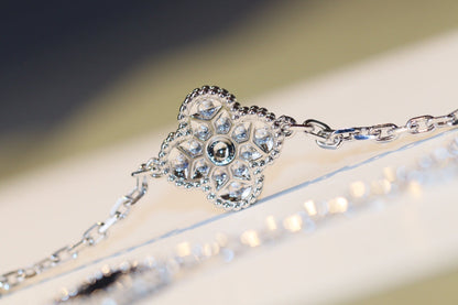 [Lumina]CLOVER 20 MOTIFS ONYX DIAMOND SILVER