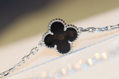 [Lumina]CLOVER 20 MOTIFS ONYX DIAMOND SILVER